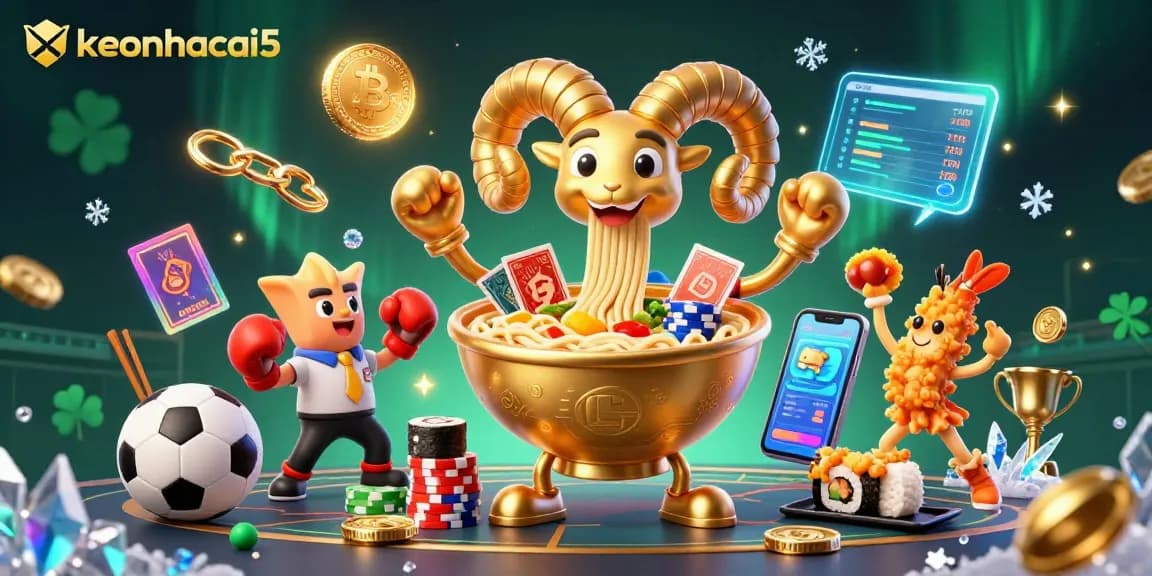 Experience thrilling action with keonhacai5 as vibrant characters engage in sports betting excitement.