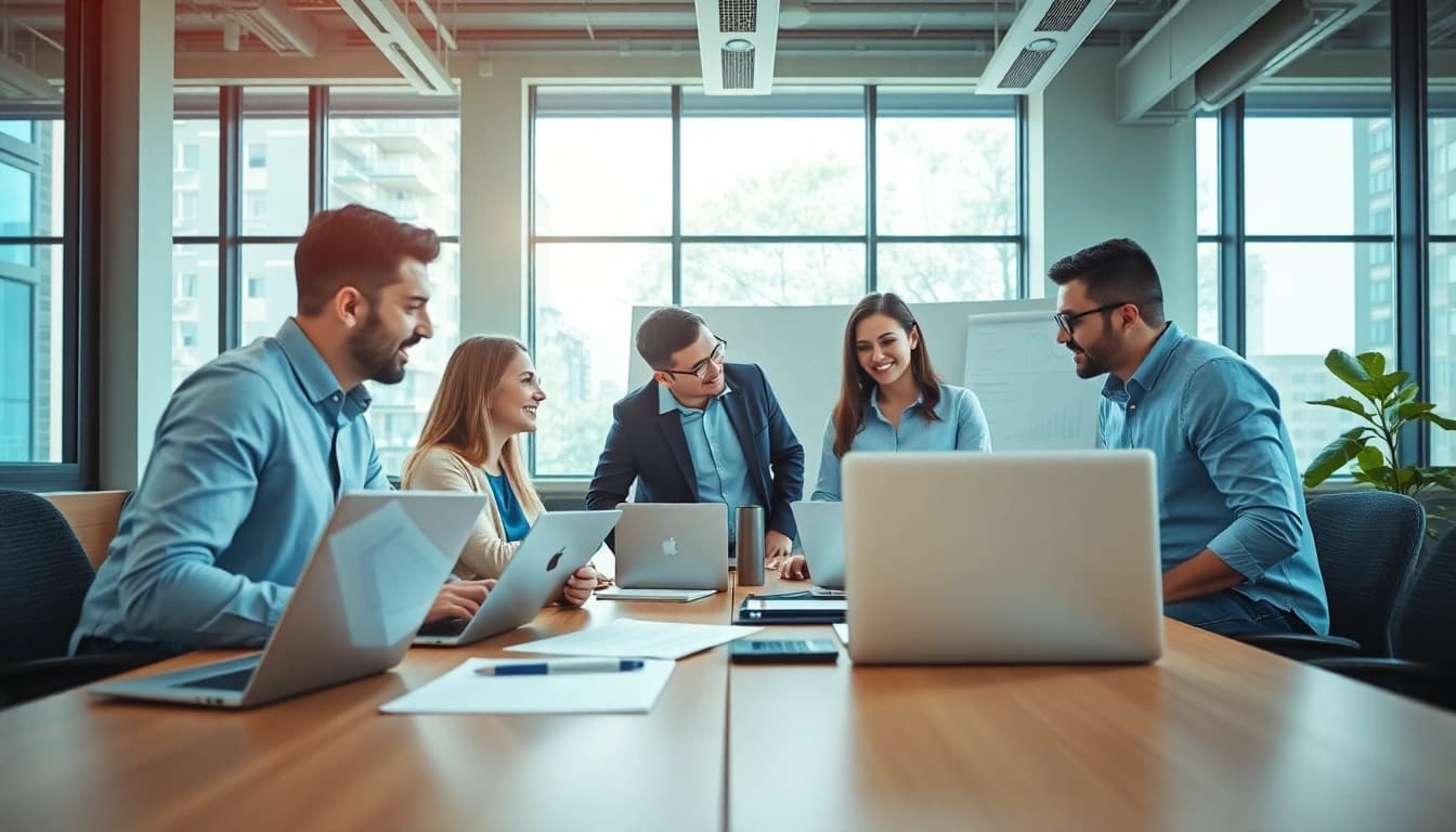 Enhance your presence with edmonton seo strategies in a dynamic office environment.