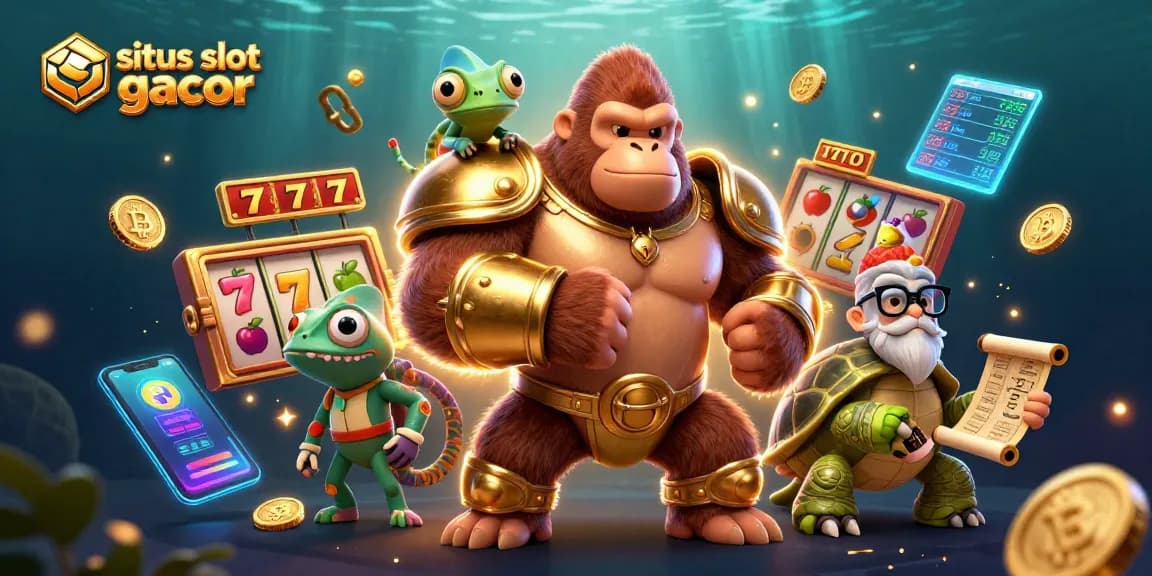 Menghadirkan situs slot gacor dengan karakter kartun tiga dimensi dan elemen permainan slot yang menarik.