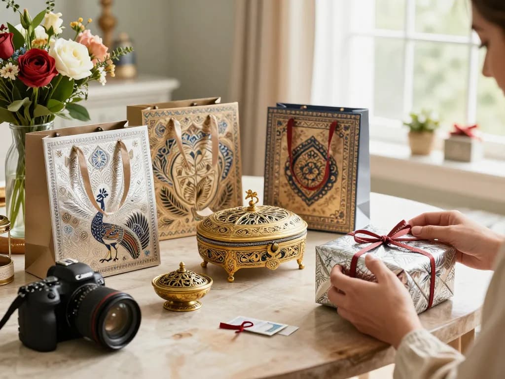 Explore Nandi Gifts' exquisite return gifts online, perfect for weddings and celebrations.