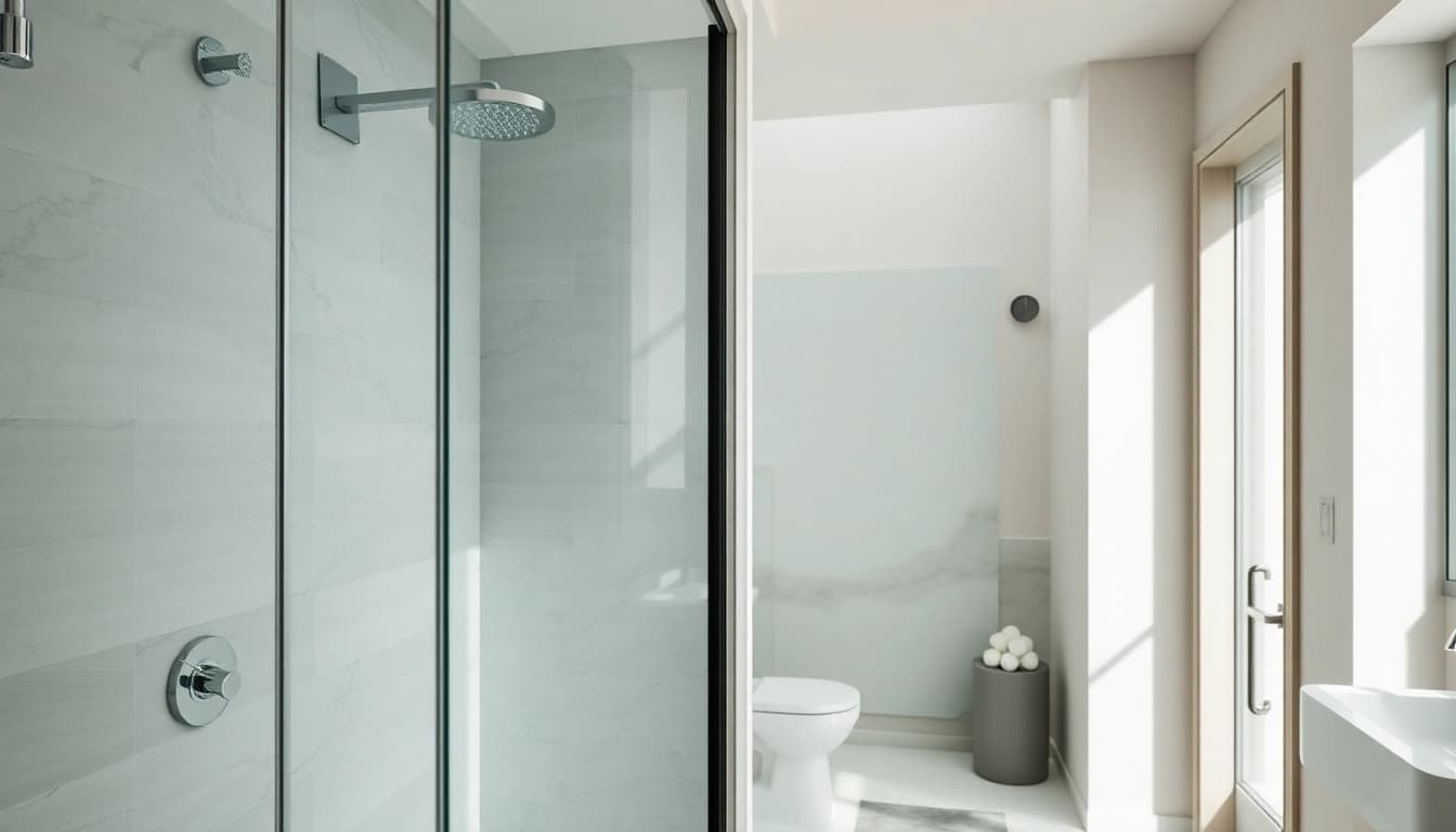 Experience luxury with elegant showers featuring modern designs and a serene atmosphere.