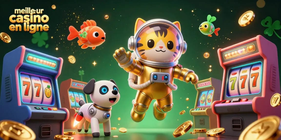Jouez aux machines à sous dans un meilleur casino en ligne avec des personnages animés dans une scène féérique.