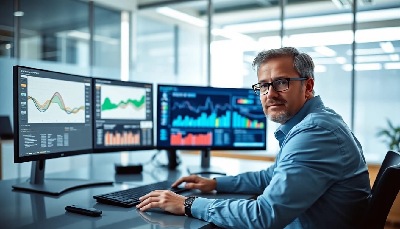 Data analyst leveraging machine learning in supply chain optimization for efficiency.