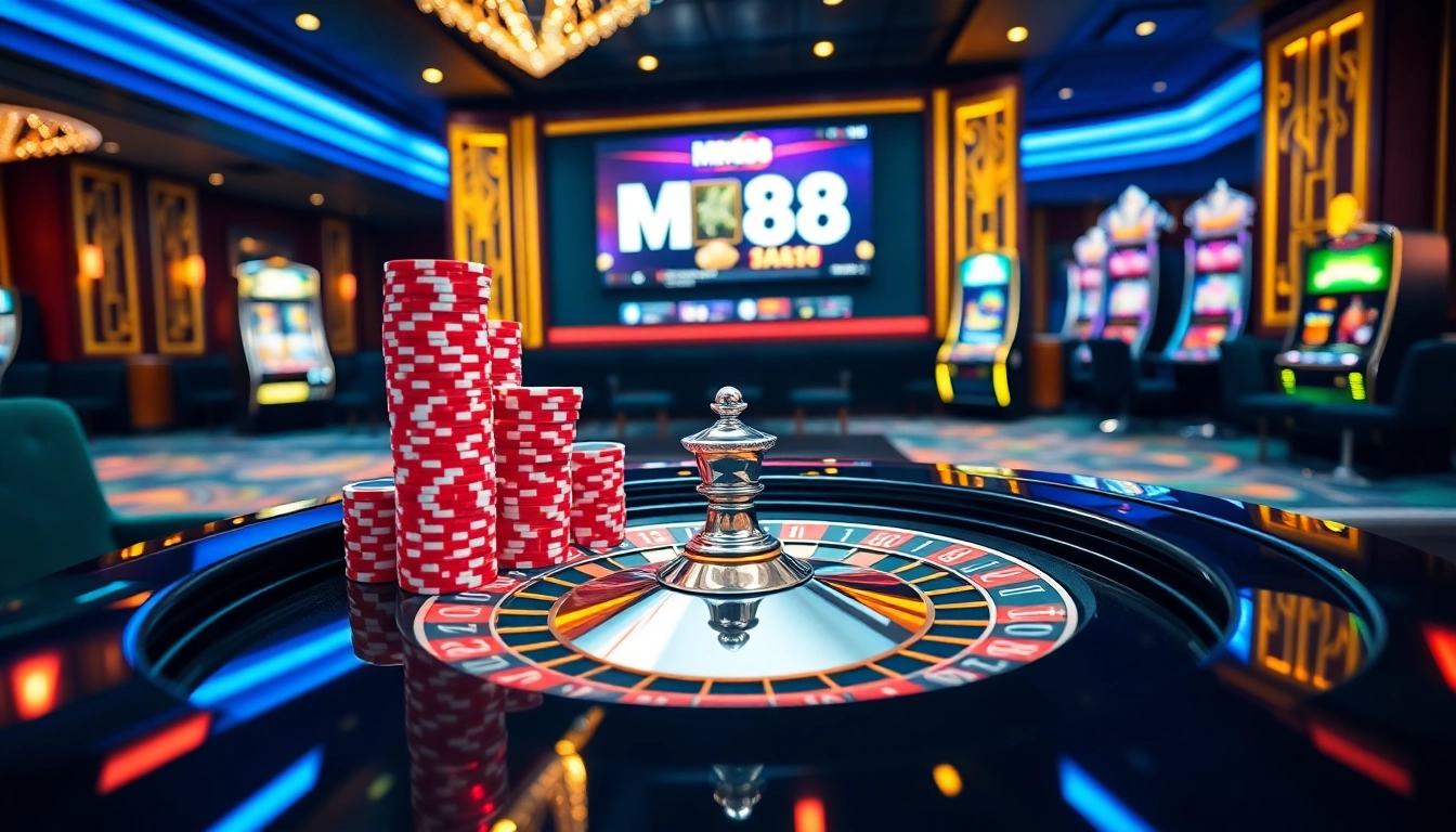 Spin the roulette wheel at MM88 and enhance your online casino experience with vibrant gaming.