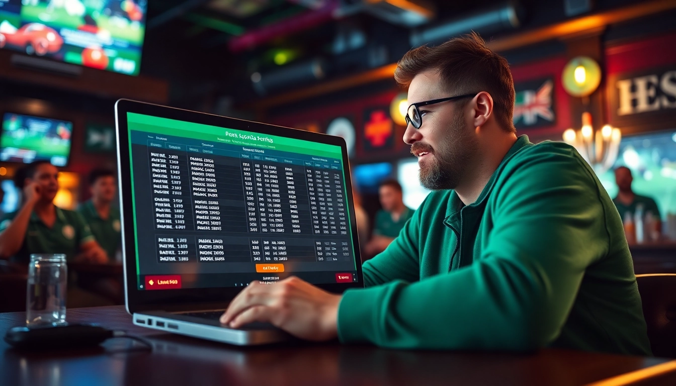Nova Scotia sports betting experience showcasing local enthusiasm in a vibrant bar setting.