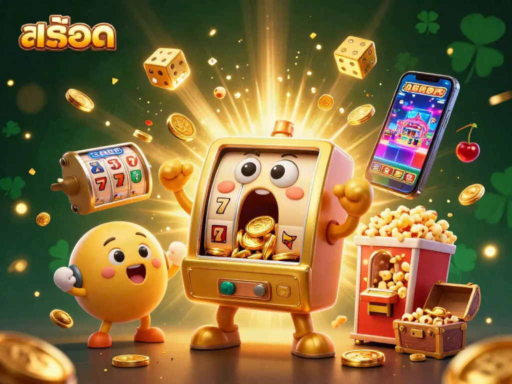 สัมผัสความมันส์ในเกม สล็อต พร้อมกับเครื่องสล็อตทองคำที่เปลี่ยนโชคดีให้คุณ