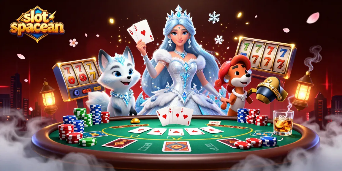 Experience the thrill of slot spaceman with captivating reels, poker chips, and a stunning arctic queen.