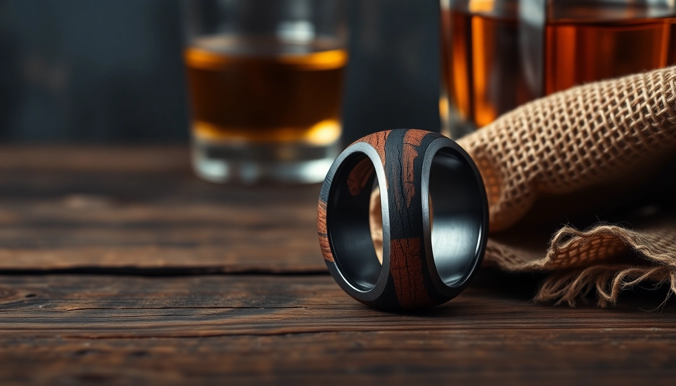 Elegant Whiskey Barrel Wedding Bands: A Unique Symbol of Love