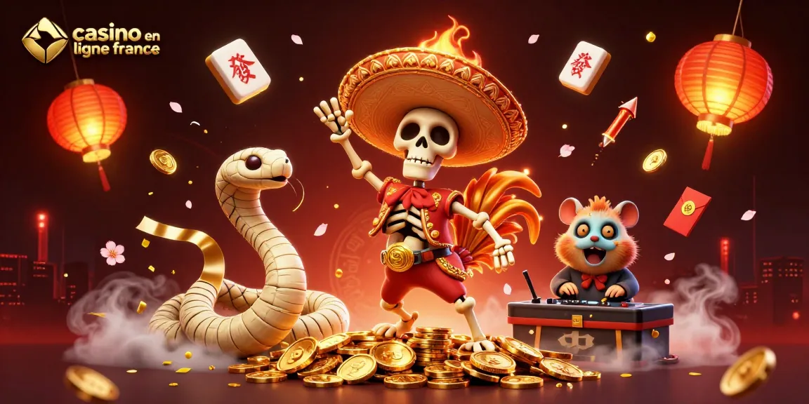 Jouez sur le casino en ligne France avec la danse festive du mariachi et des éléments dorés.