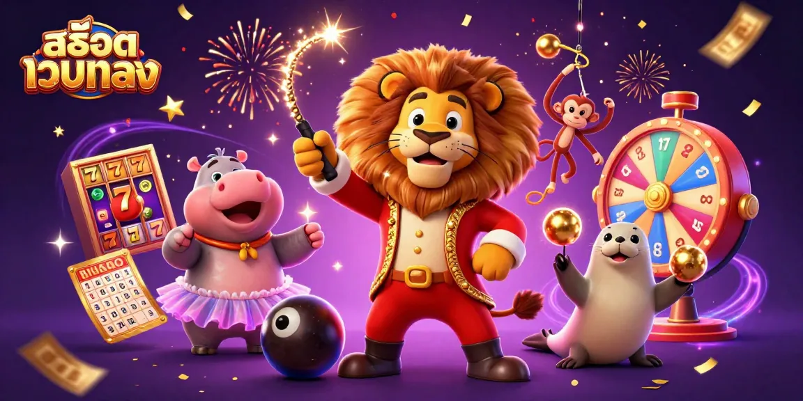 Experience the thrill of สล็อตเว็บตรง with vibrant slot games and dynamic 3D illustrations.