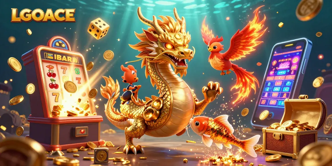 Engage with LGOACE's vibrant slot games featuring dynamic 3D illustrations.