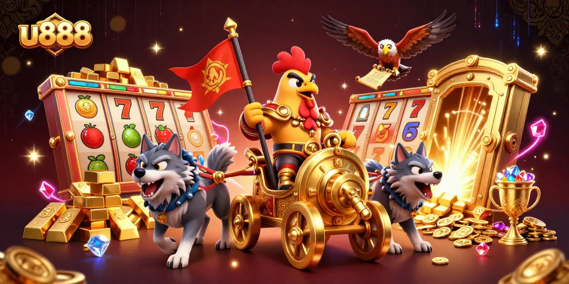 Join the action at u888, where the golden treasures of slots and jackpots await eager players.