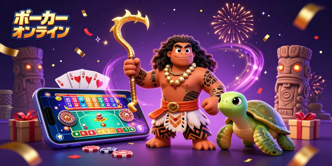 ポーカー オンラインでリアルマネーをかけながら楽しむキャラクターたちの魅力的な3Dイラスト。