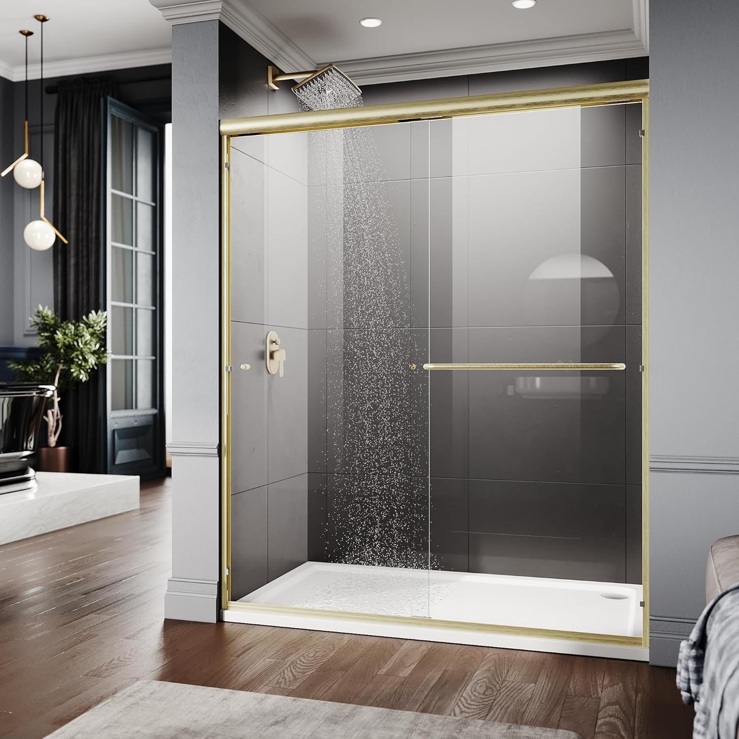 Why Designers Love the Black Shower Door Trend
