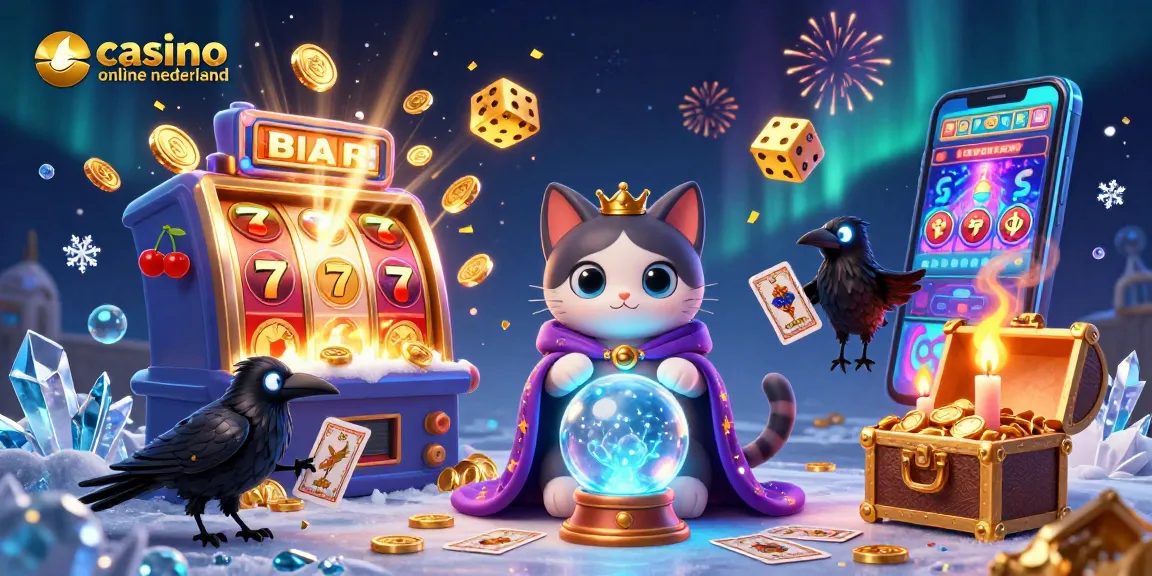 Experience the thrill of casino online nederland with a mystical scene of luck and fortune.