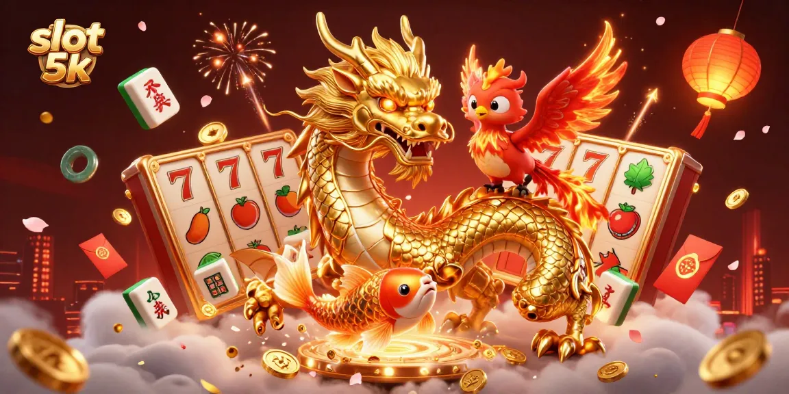 Activate your luck with slot 5k in this vibrant casino-inspired scene filled with rich detail.