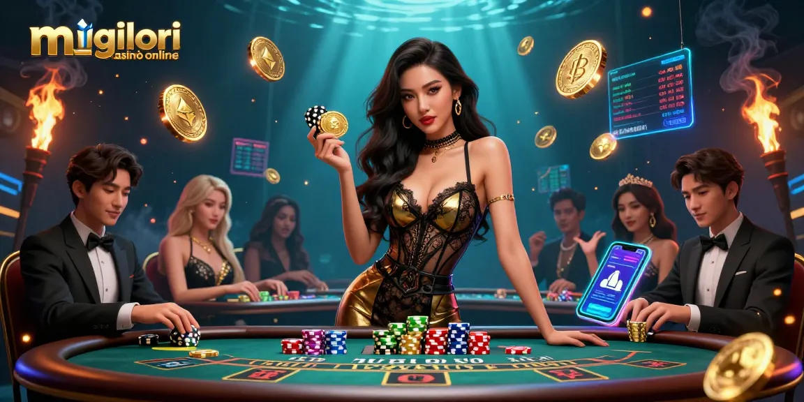 Vivi l'emozione dei migliori casinò online con un giocatore sicuro a un tavolo di baccarat VIP.