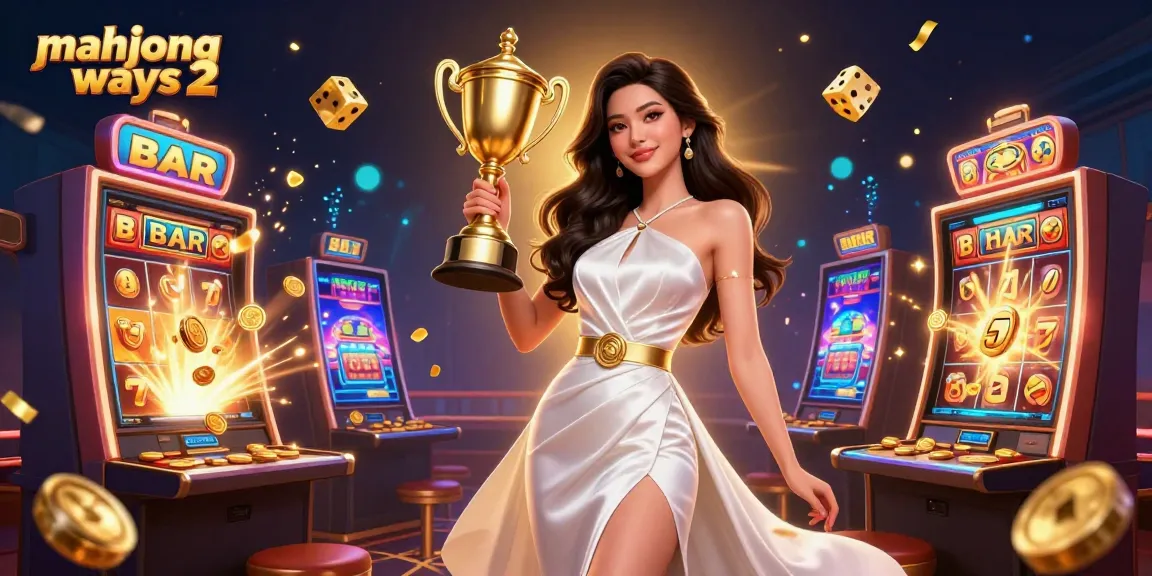 Win big with mahjong ways 2 in this vibrant slot machine illustration showcasing vibrant gaming elements.