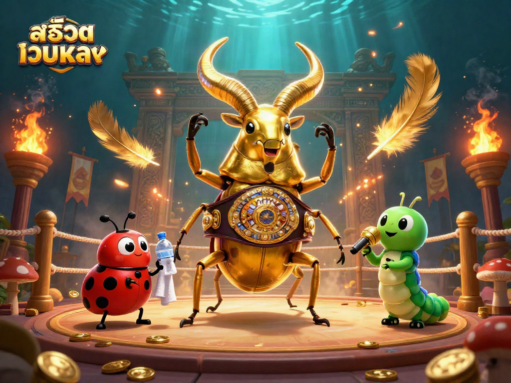 Engage with สล็อตเว็บตรง gaming excitement in this vibrant, detailed 3D illustration.