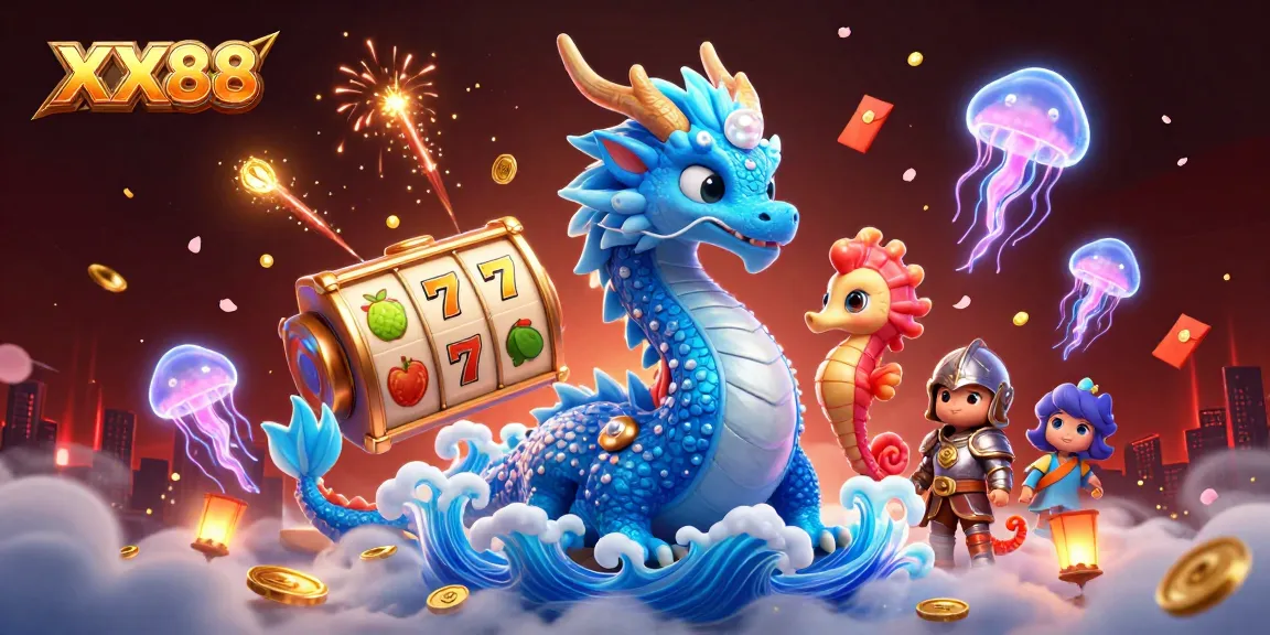 Experience the thrill of XX88 with a vibrant, magical casino adventure illustration.