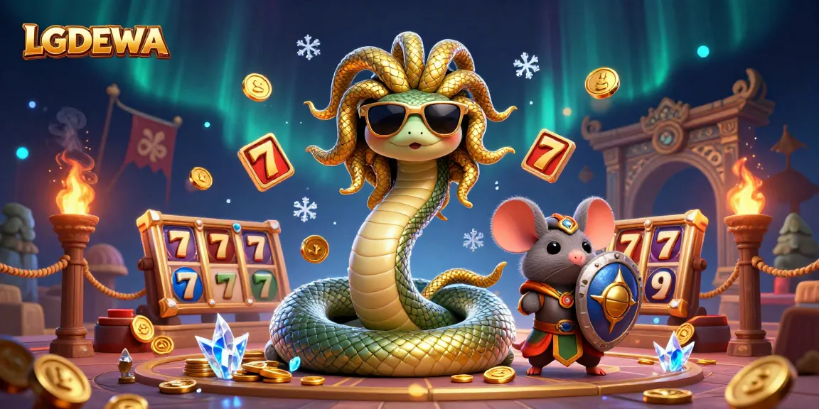 Play exciting slots at LGODEWA and uncover treasures with Medusa and a warrior mouse.