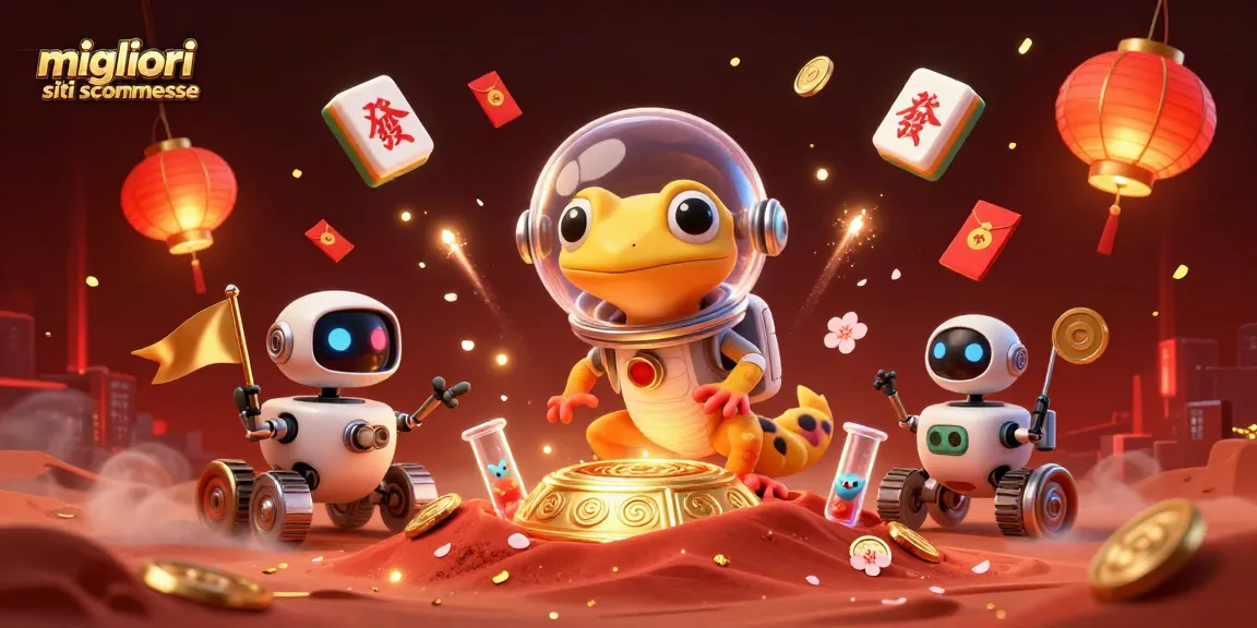 Scopri i migliori siti scommesse con un gecko marziano in un casinò d'oro