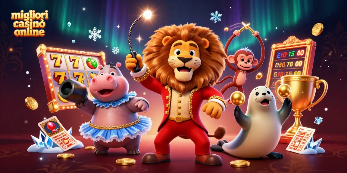 Scopri l'emozione nei migliori casinò online con colorati personaggi 3D che festeggiano avventure di gioco.