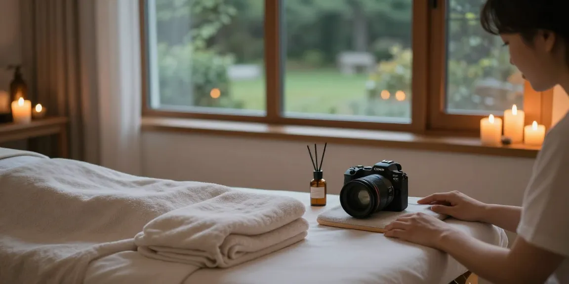 Experience soothing 남양주출장안마 therapy in a serene home spa setting with calming decor.