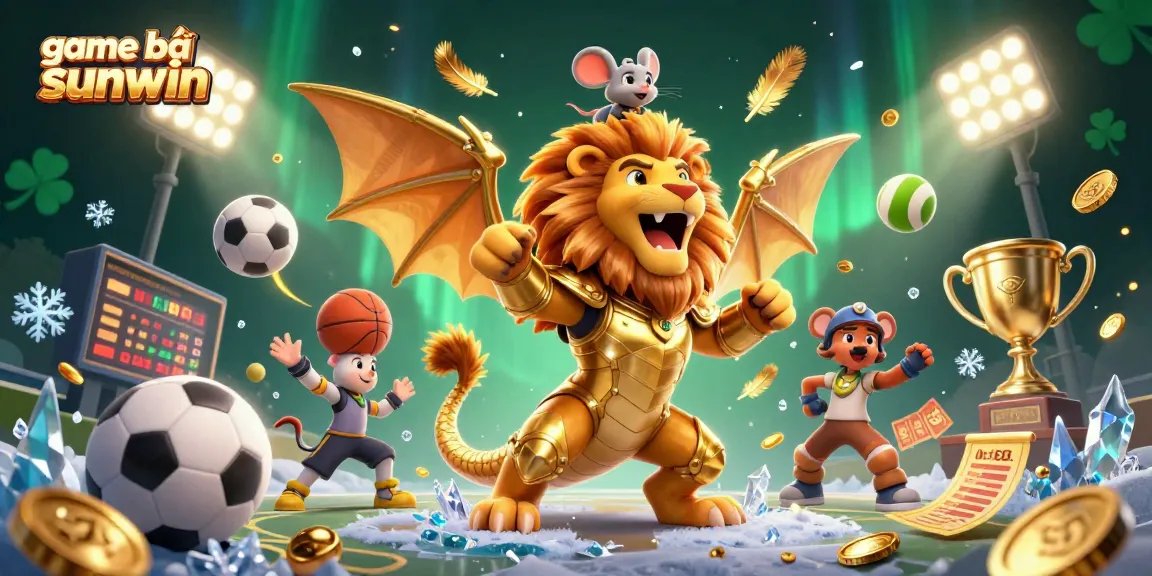 Engage in exciting gameplay at game bài sunwin with a vibrant 3D casino scene showcasing dynamic characters and elements.