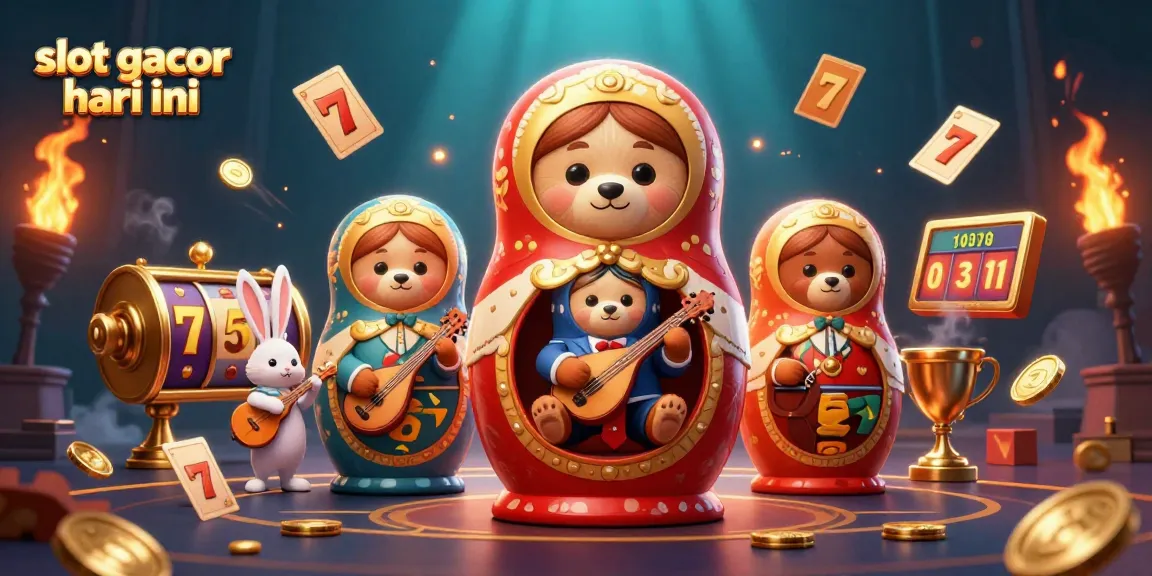 Gambar slot gacor hari ini yang menunjukkan keberuntungan dalam permainan slot dan peluang jackpot maksimal.