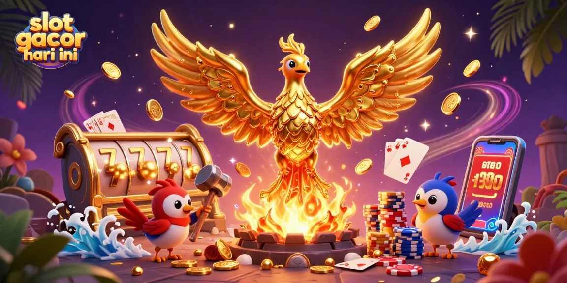 Experience the thrill of slot gacor hari ini with golden phoenix and jackpot reels in an exciting environment.