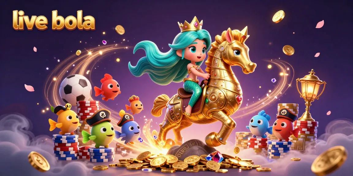 Experience live bola through thrilling sports betting as vibrant characters and dynamic game elements create excitement.
