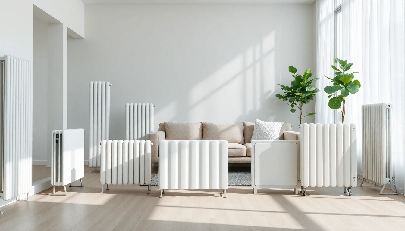 Heizkörper kaufen in modernem Wohnzimmer mit stilvollen Heizungen und einladender Atmosphäre.