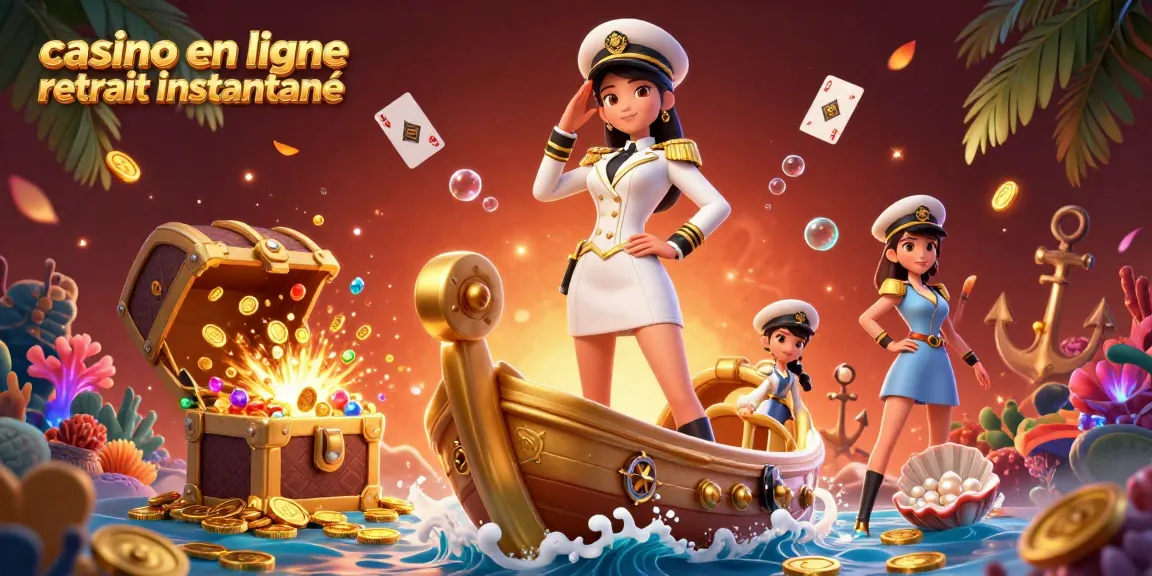 Découvrez les opportunités gagnantes aux casinos en ligne avec retrait instantané grâce à cette scène de casino 3D dynamique.