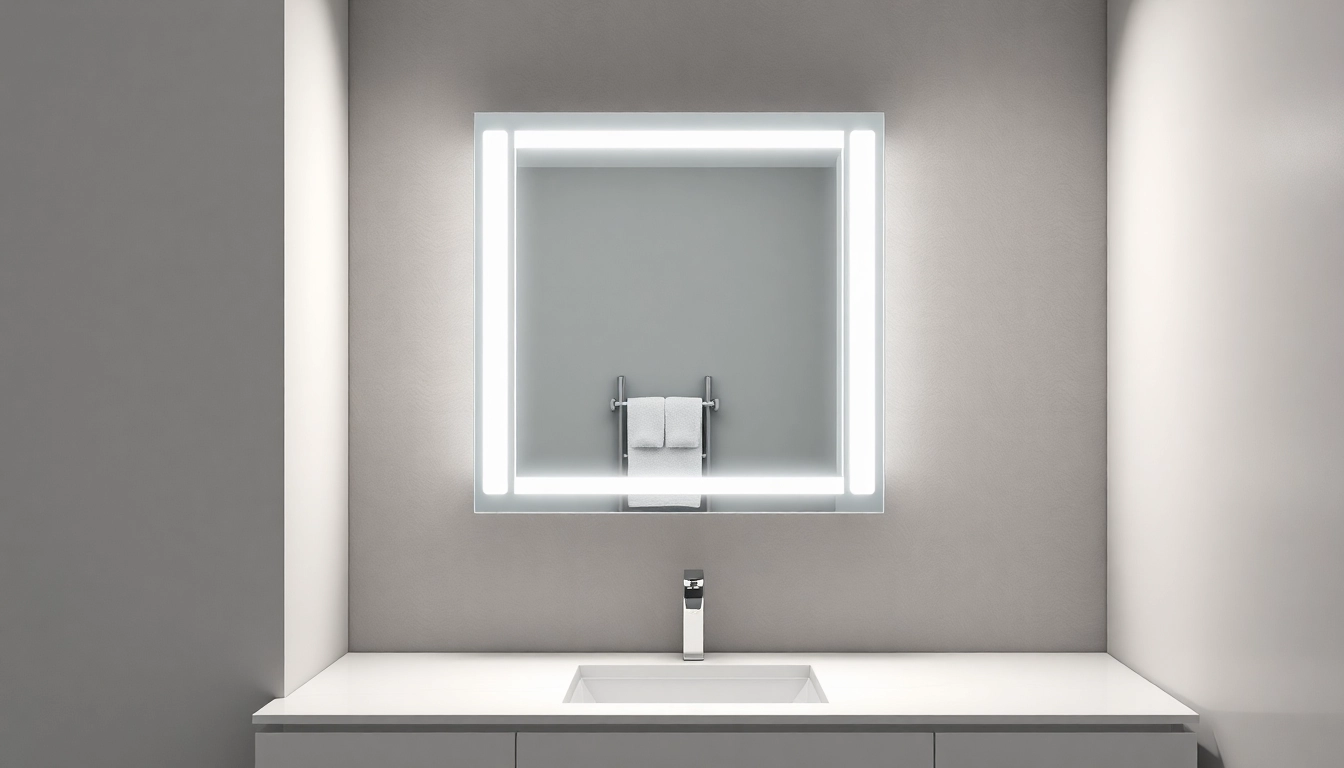 Enhance your space with a stylish bathroom cabinet with mirror and light, featuring elegant design and ambient shine.