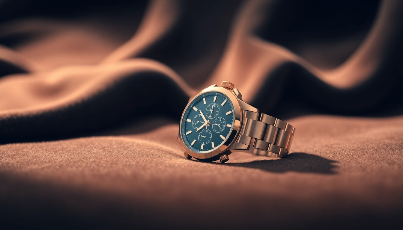 Admire the craftsmanship of the replica watch showcasing its luxurious details.