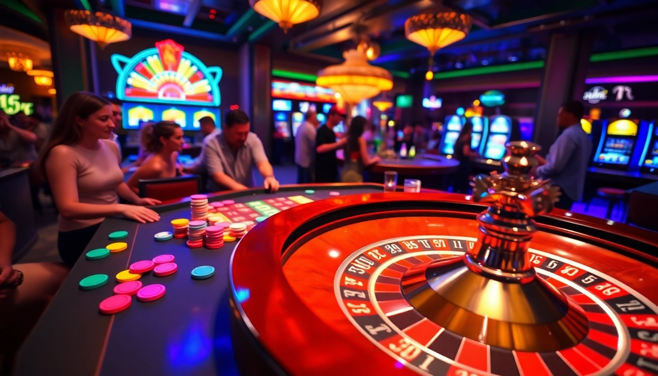 Menangkan taruhan di meja roulette bbni4d yang cerah dan meriah.