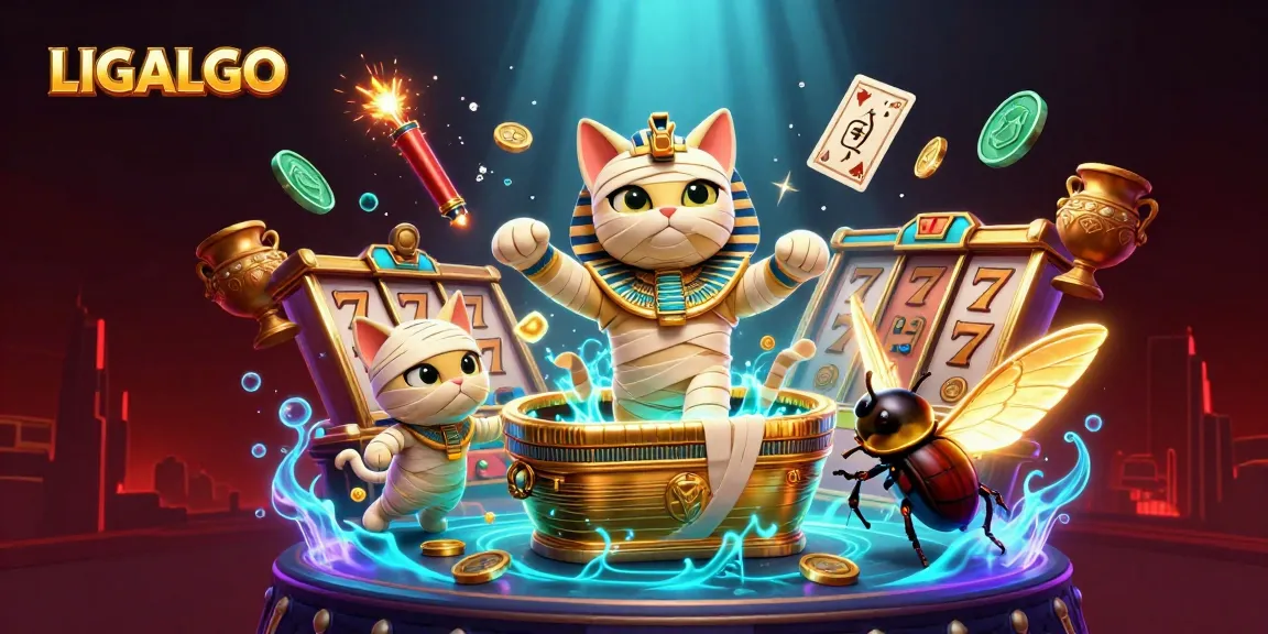 Experience thrilling gaming at LIGALGO with a vibrant casino scene showcasing action and excitement.