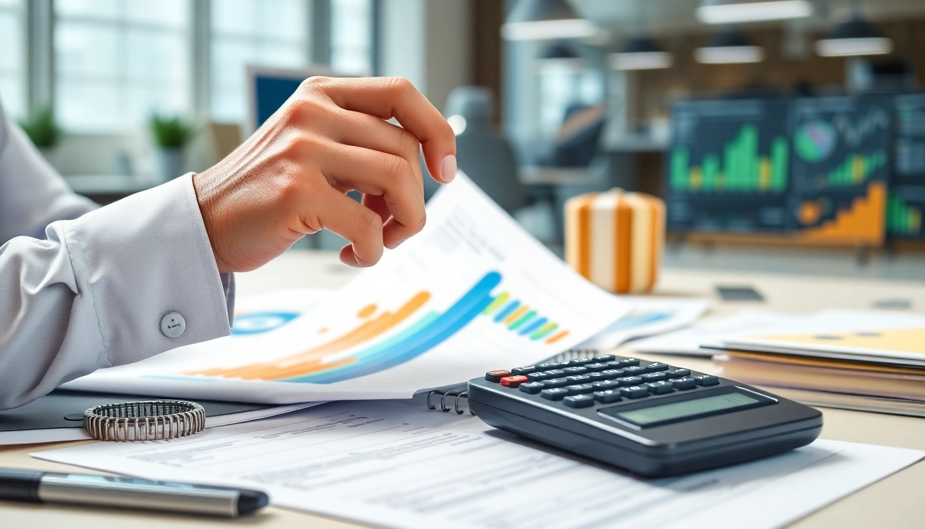 신용카드 현금화를 위한 전문적인 재무 분석 장면