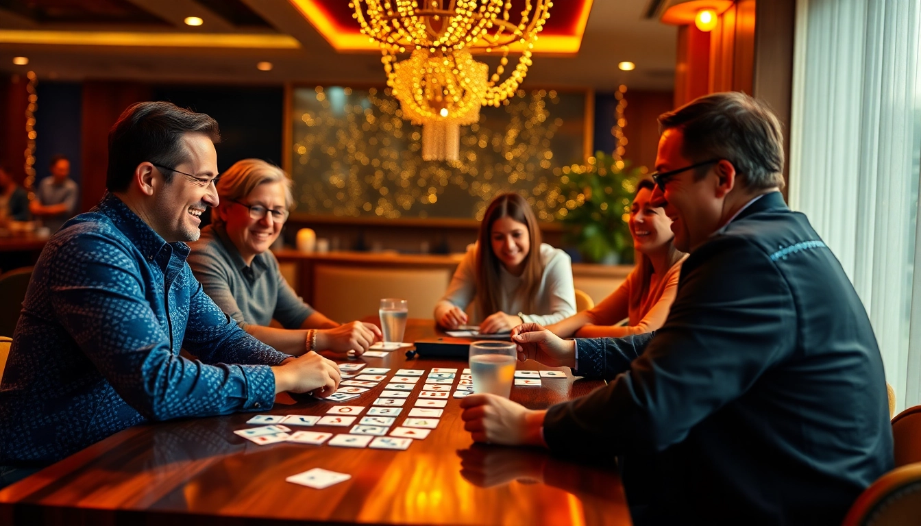 Play and enjoy Ok Rummy with friends, showcasing an exciting atmosphere in the game.