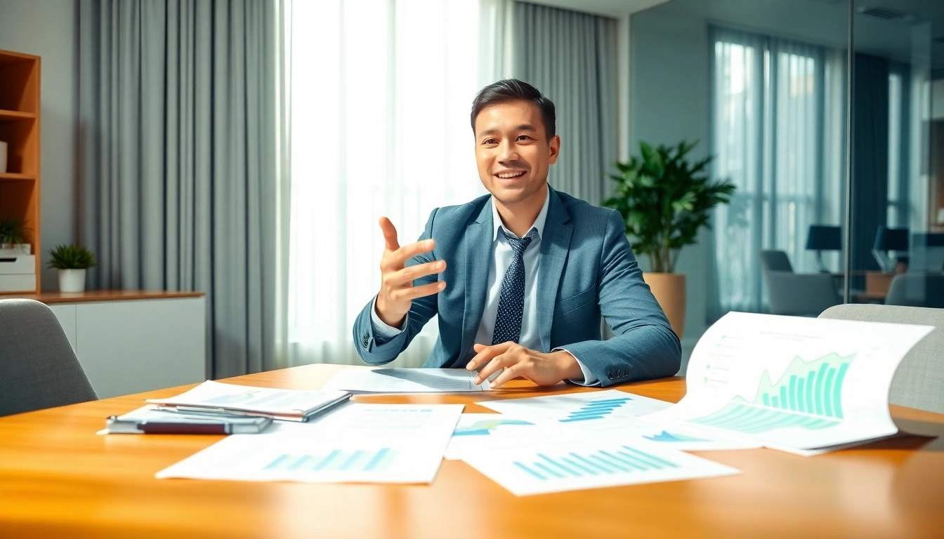 카드 현금화와 관련된 재무 상담 중인 전문가의 모습입니다.