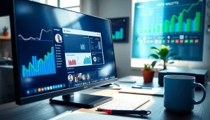 Showcase the Instagram smm panel interface on a computer screen, illustrating social media marketing.