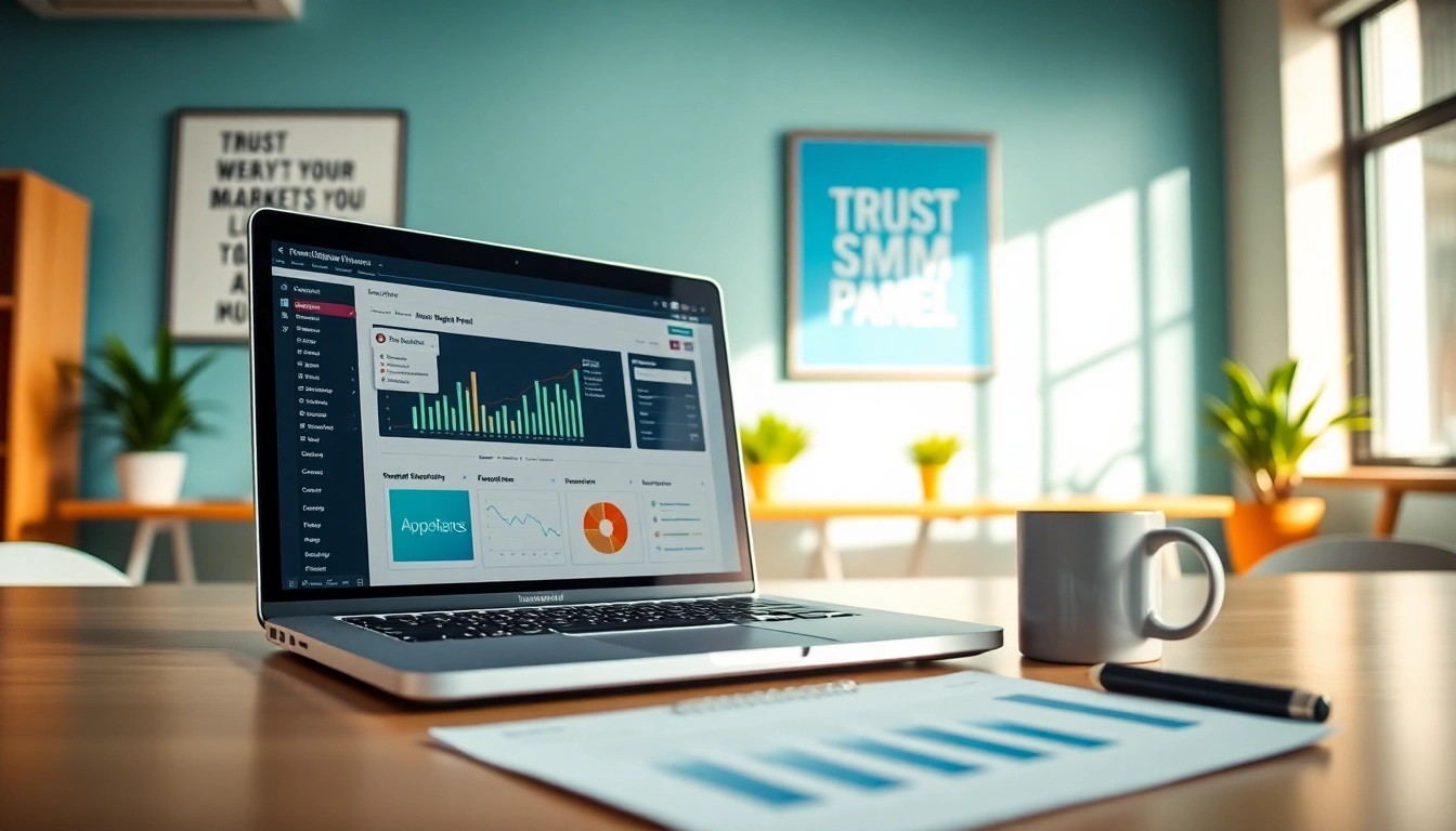 Enhance results with a cheap smm panel interface in a professional digital marketing workspace.