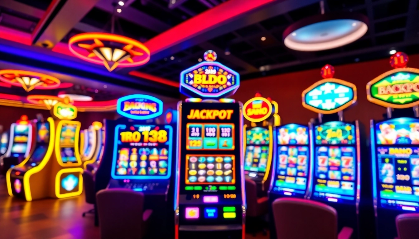 Menyenangkan pengalaman bermain bro138 slot dengan mesin berkilauan di kasino modern.