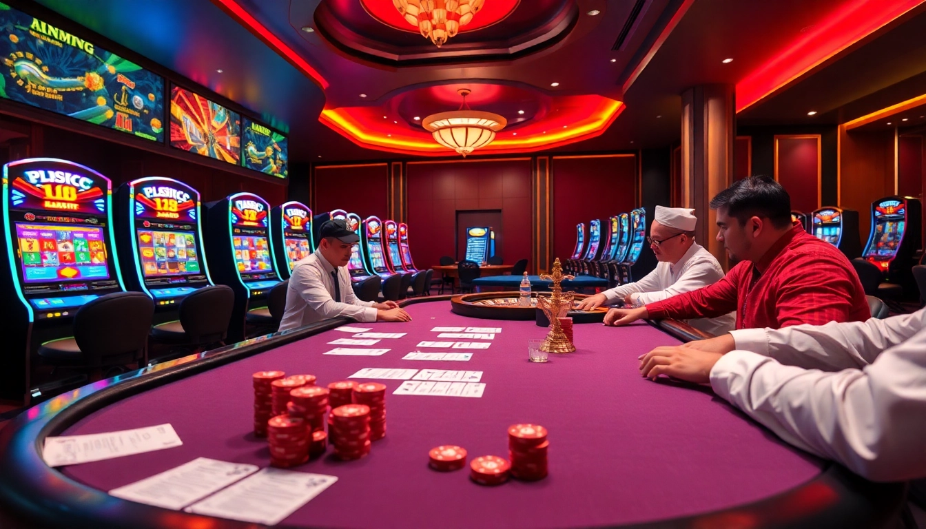 Experience the thrill of gambling with link 188bet at an exciting casino table.