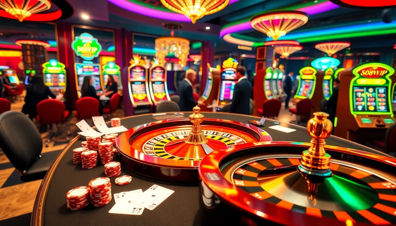 Experience the excitement of high-stakes gaming at S88VIP casino table with elegant decor.