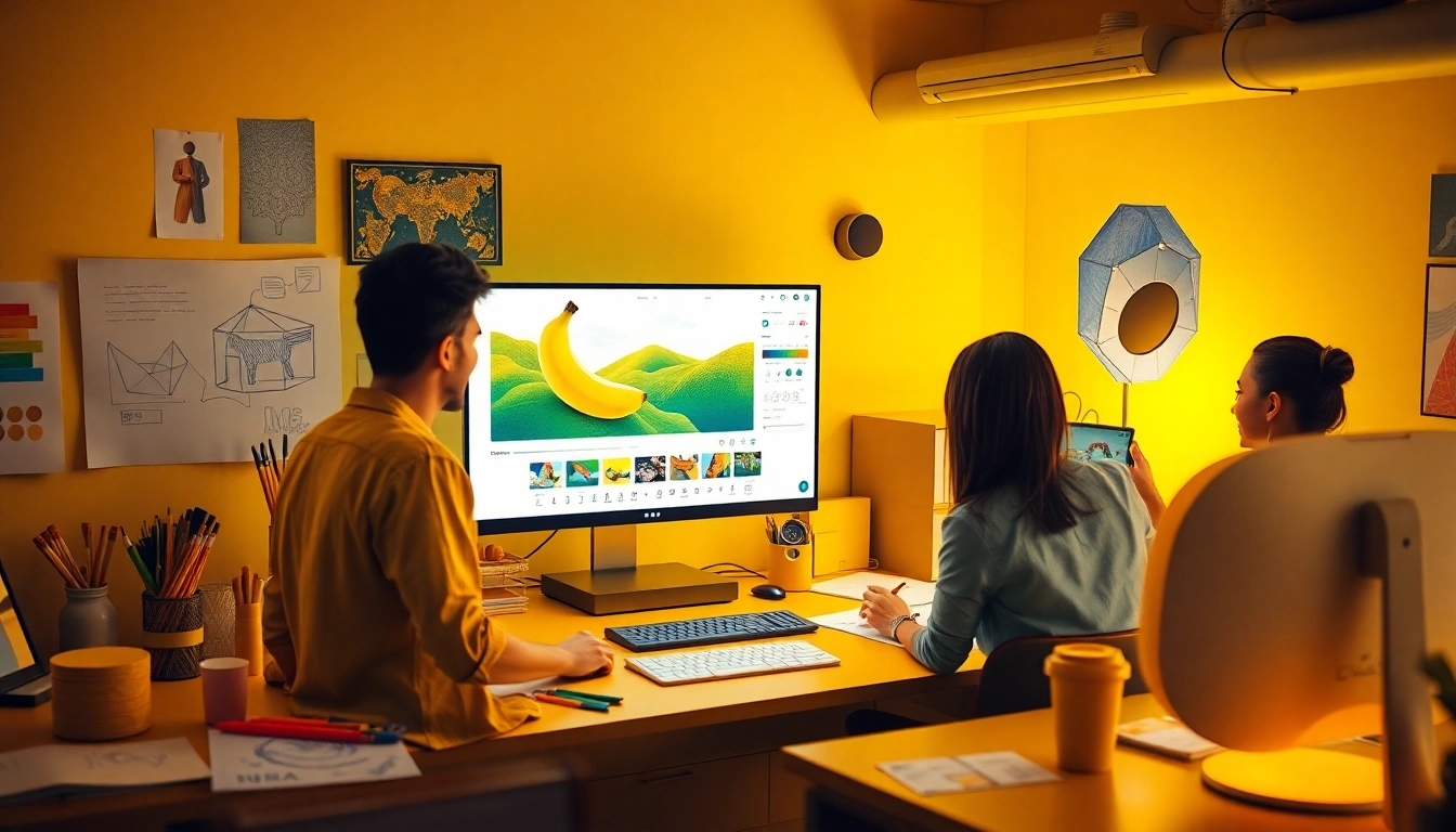 Transform your creativity with Nano Banana Pro’s innovative editing tools in a modern workspace.