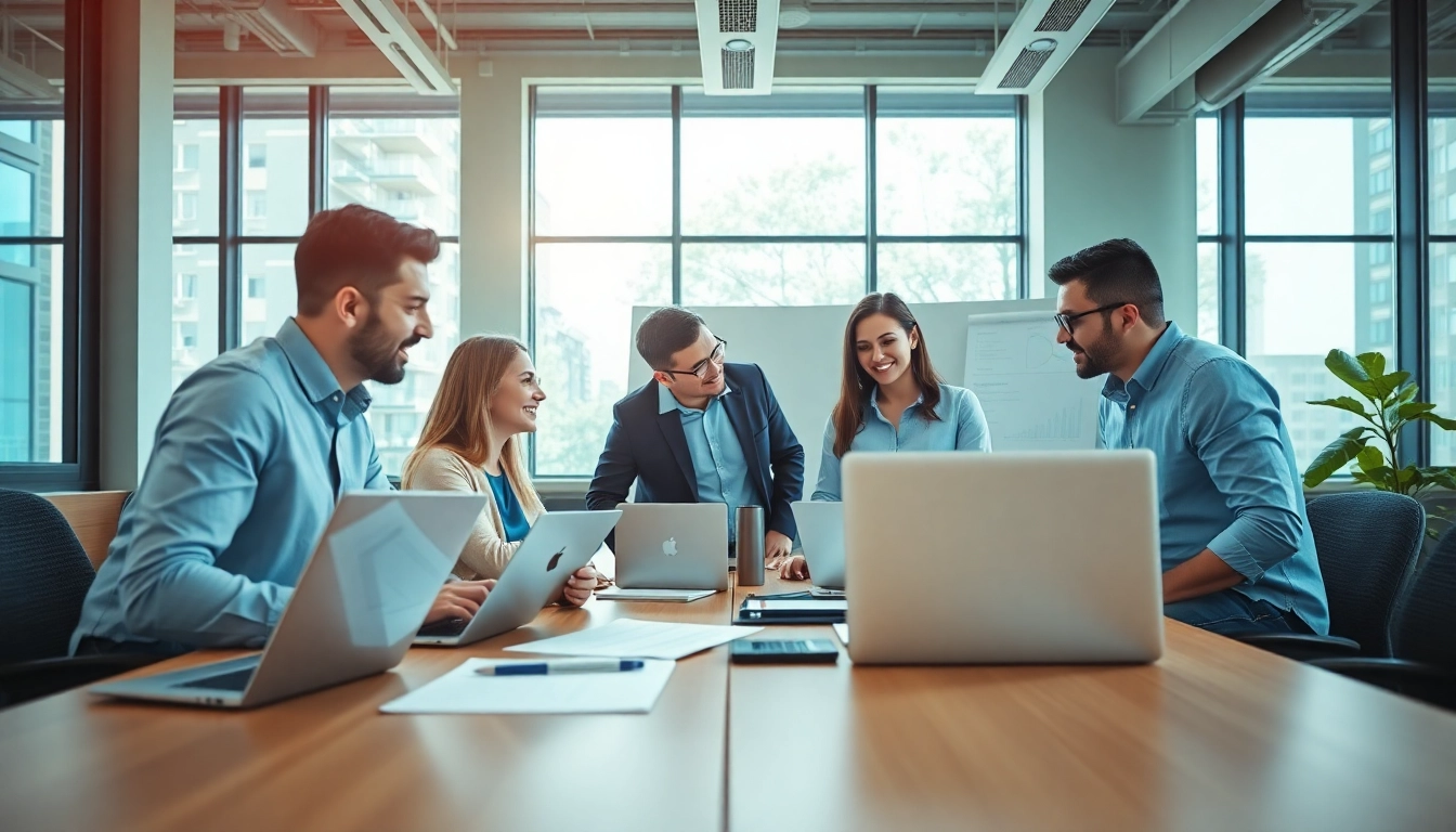 Enhance your presence with edmonton seo strategies in a dynamic office environment.