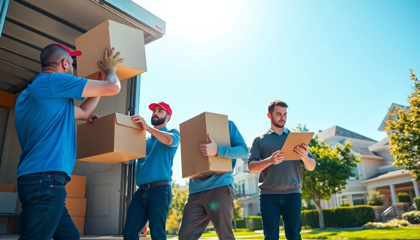 Efficient team of the Vancouver moving company working together to ensure a smooth move.