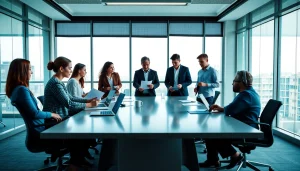 Dynamic office collaboration scene reflecting wps下载 efficiency and teamwork.